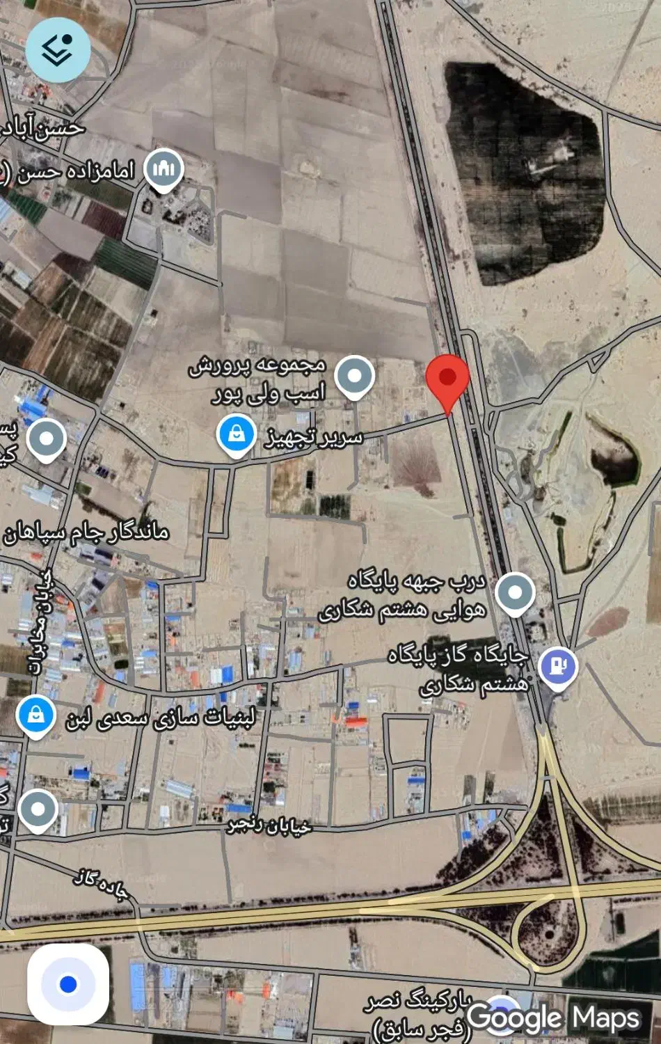 زمین ۴۰۰ متری دو نبش در کنار پایگاه هشتم شکاری|فروش دفتر صنعتی، کشاورزی، تجاری|اصفهان, قهجاورستان|دیوار