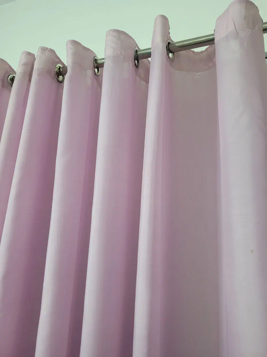 پرده حریر رنگ یاسی دوعدد|پرده، رانر، رومیزی|چالوس, |دیوار