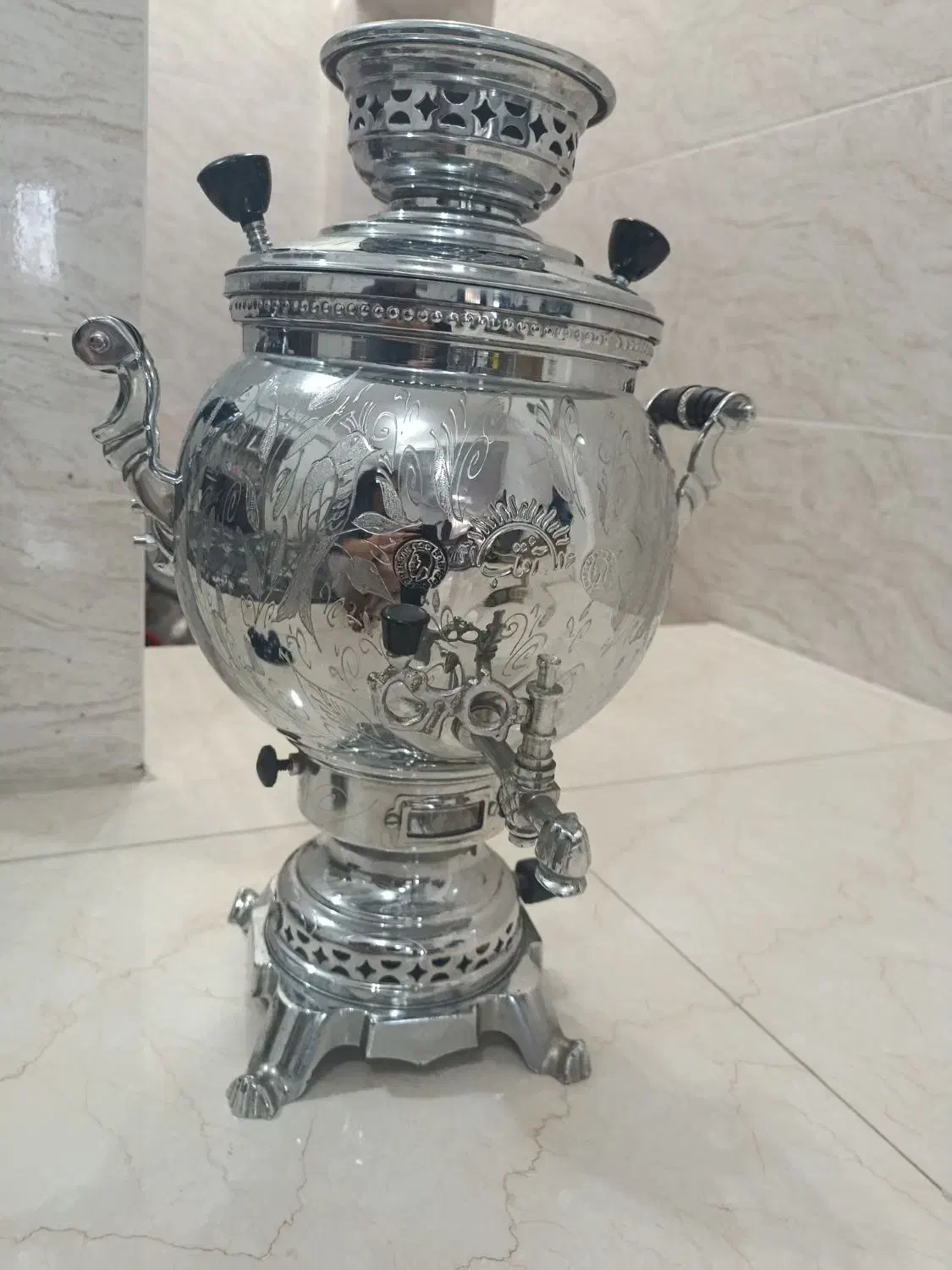 سماور گازی|سماور، چای‌ساز، قهوه‌ساز|لشت نشا, |دیوار