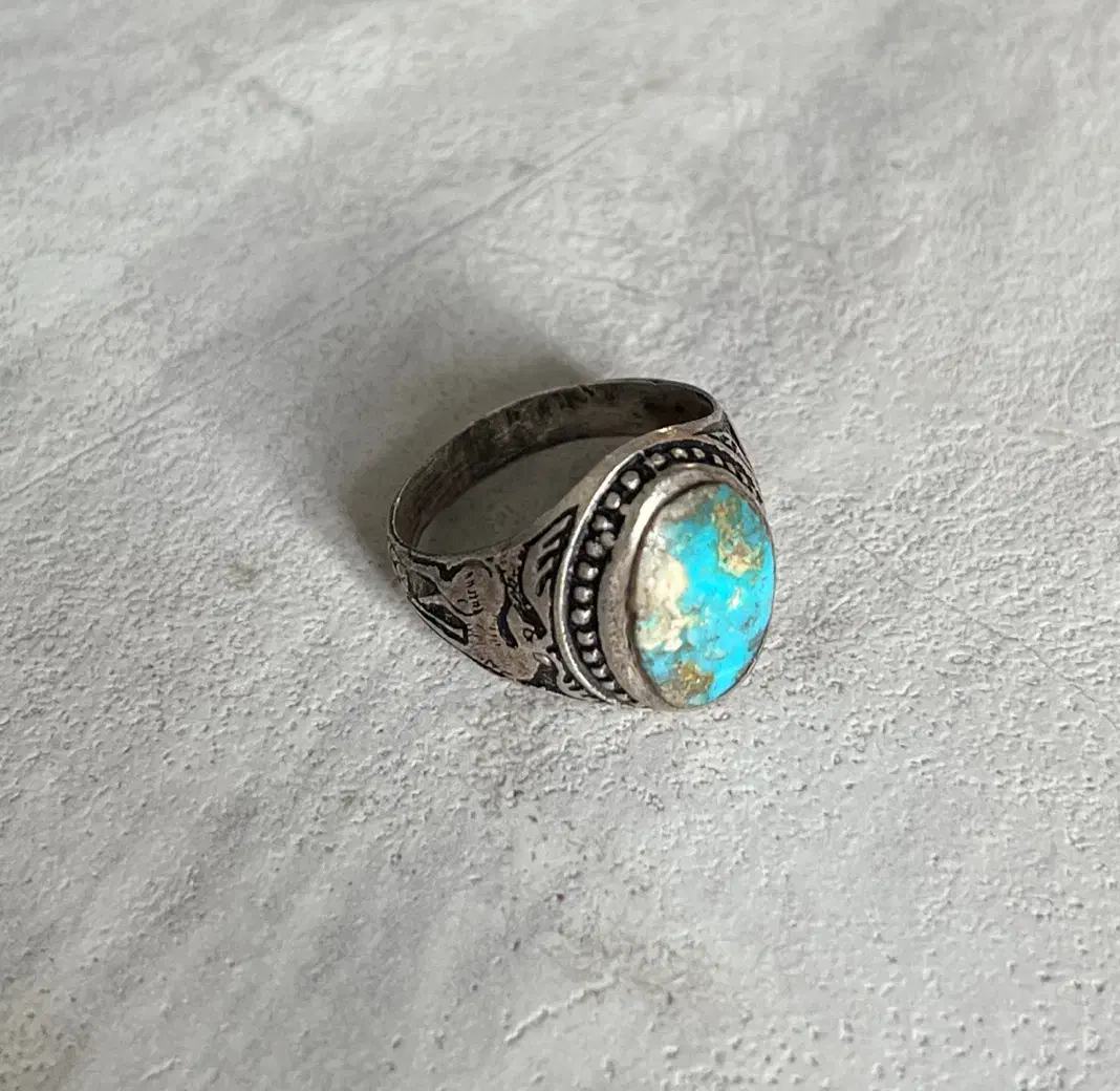 انگشترنقره فیروزه نیشابوراصل بارکاب آهو امضا امانی|جواهرات|تهران, خواجه نظام الملک|دیوار