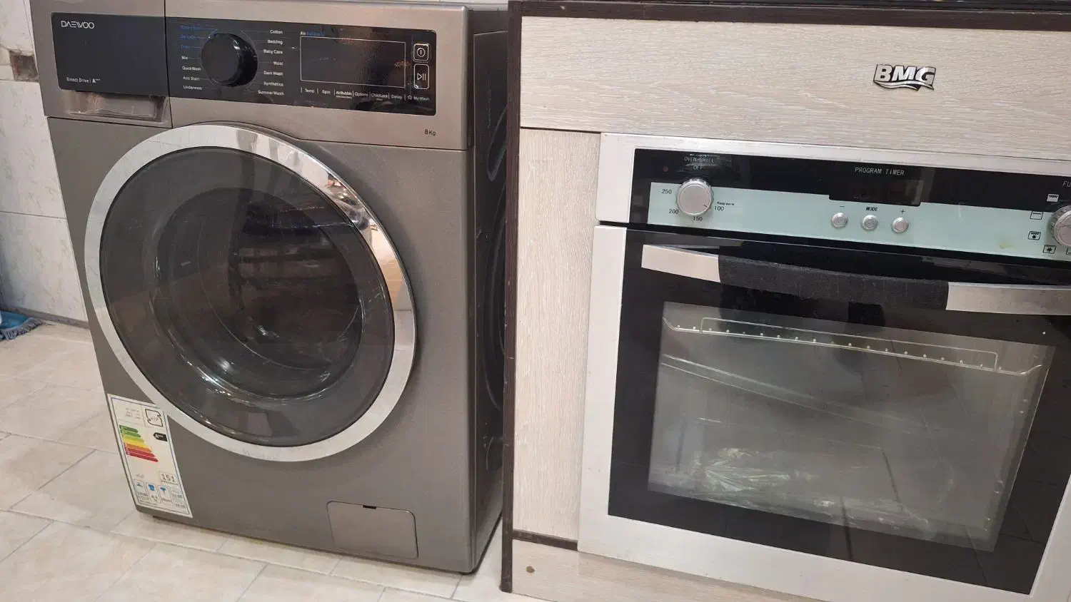 لباسشویی دوو اصل ۸ کیلویی|ماشین لباسشویی و خشک‌کن لباس|شاهین‌شهر, نظامی|دیوار