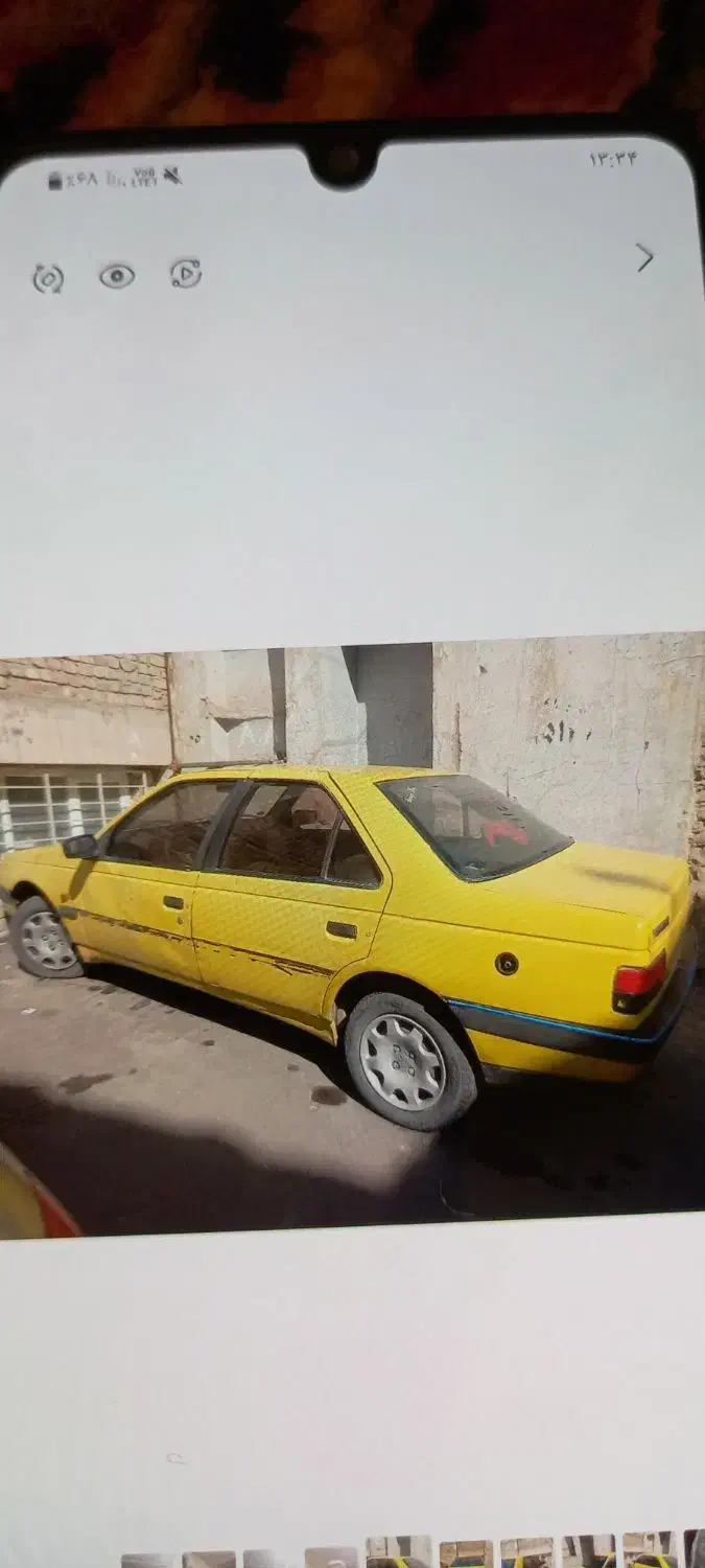 فروش تاکسی پلاک ع مدل ۸۹|خودرو سواری و وانت|کاشان, شهرک فرهنگیان|دیوار