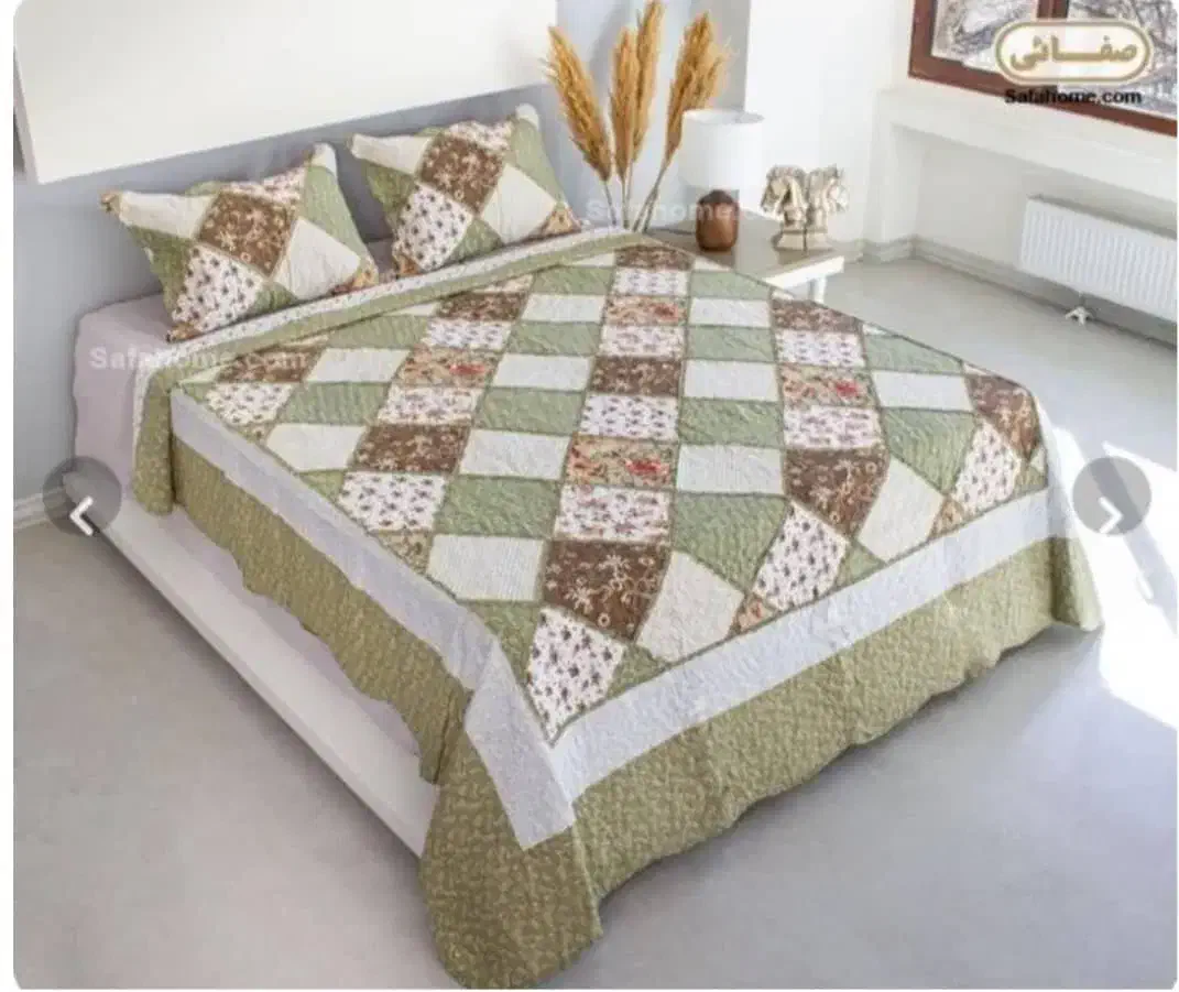 رو تختی تک نفره طرح سنتی رنگ سبز خوشگل|سرویس روتختی|گنبد کاووس, |دیوار