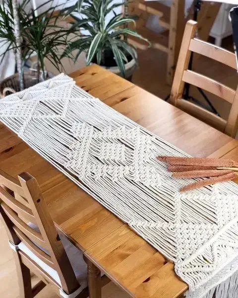 رانر مکرومه|پرده، رانر، رومیزی|محمدیه-قزوین, |دیوار