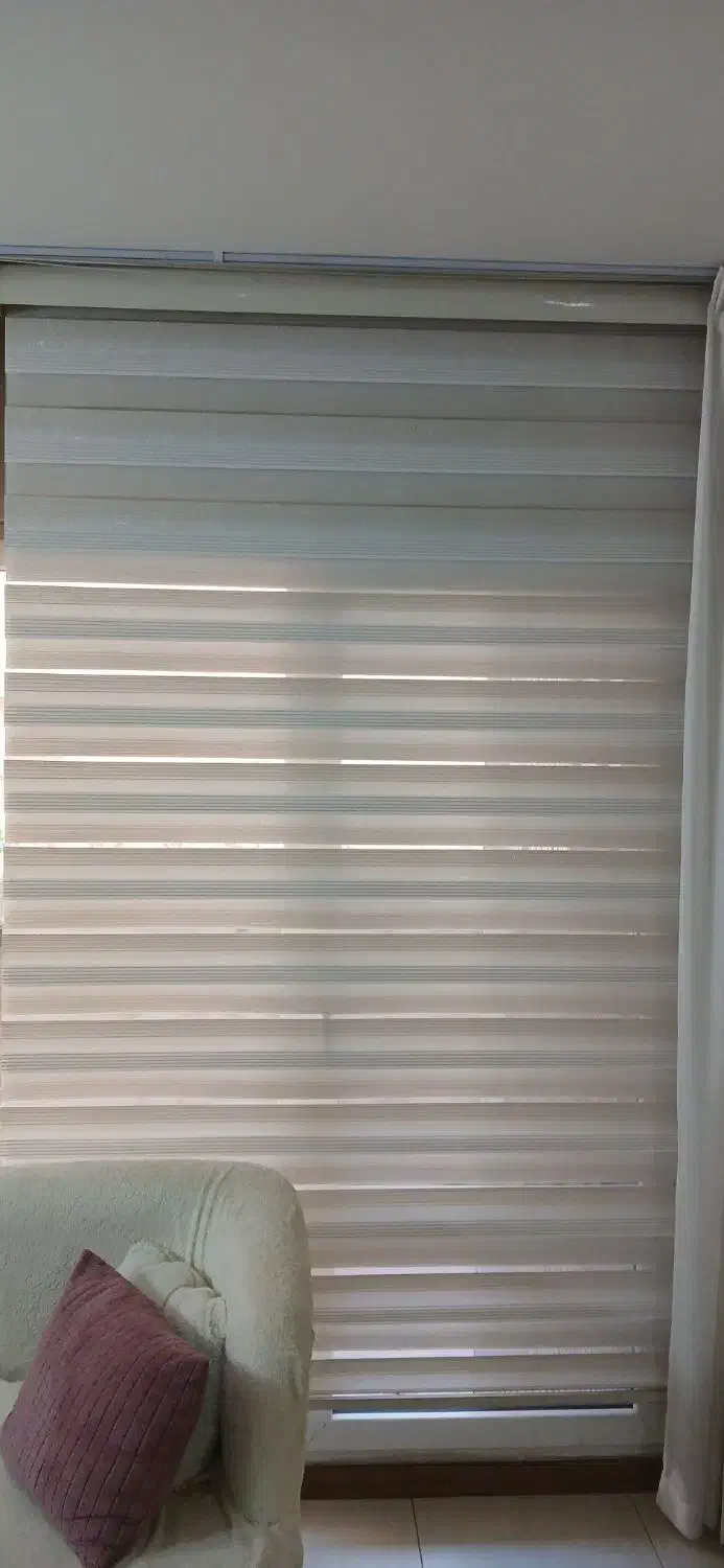 ۲ عدد پرده زبرا ۱۶۰ در ۲۸۰(هر کدام ۴.۵ متر مربع)|پرده، رانر، رومیزی|اصفهان, مهدی آباد|دیوار