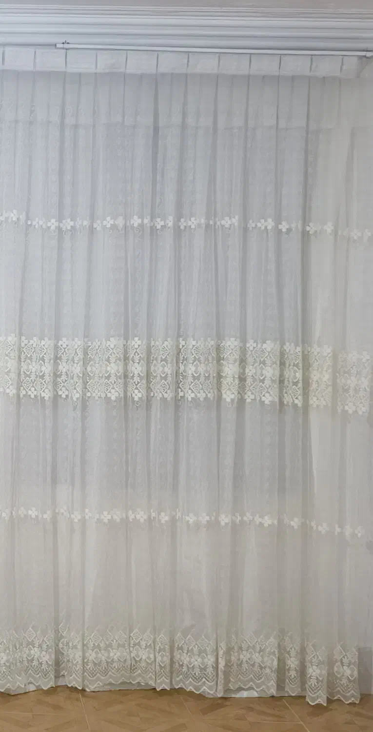 فروش پرده 4متری به همراه زیر پرده|پرده، رانر، رومیزی|آبیک, |دیوار