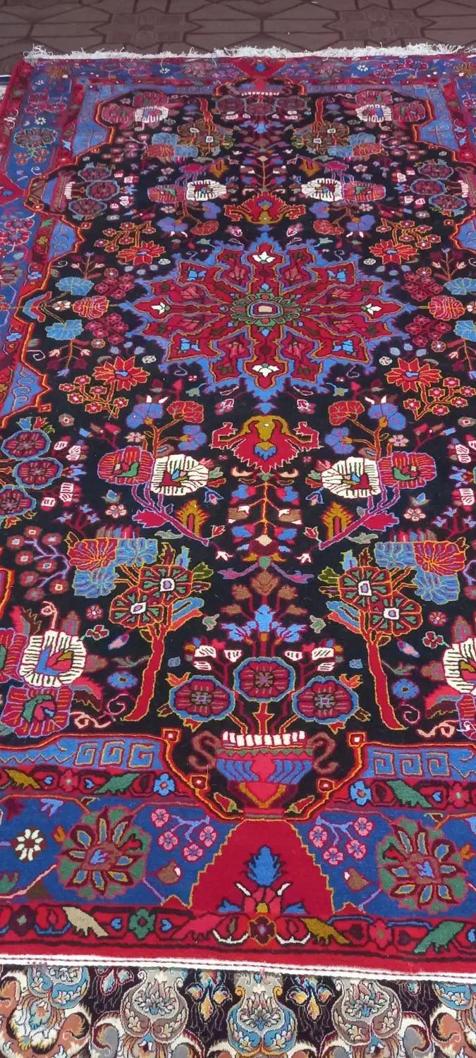 قالی دست بافت۳×۲|فرش|نهاوند, |دیوار