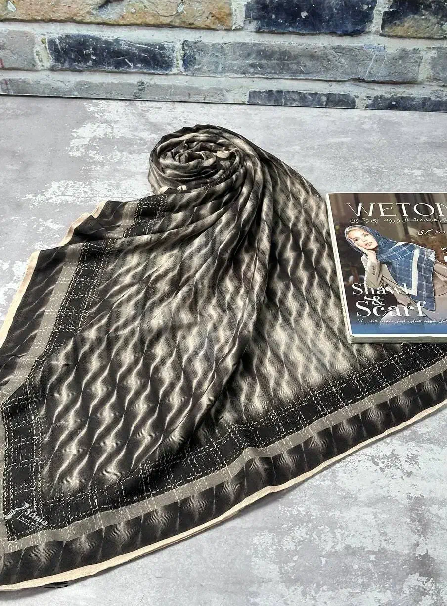 روسری نخی تکرنگ سانیا، راحت و شیک برای روزمره|لباس|رامسر, |دیوار