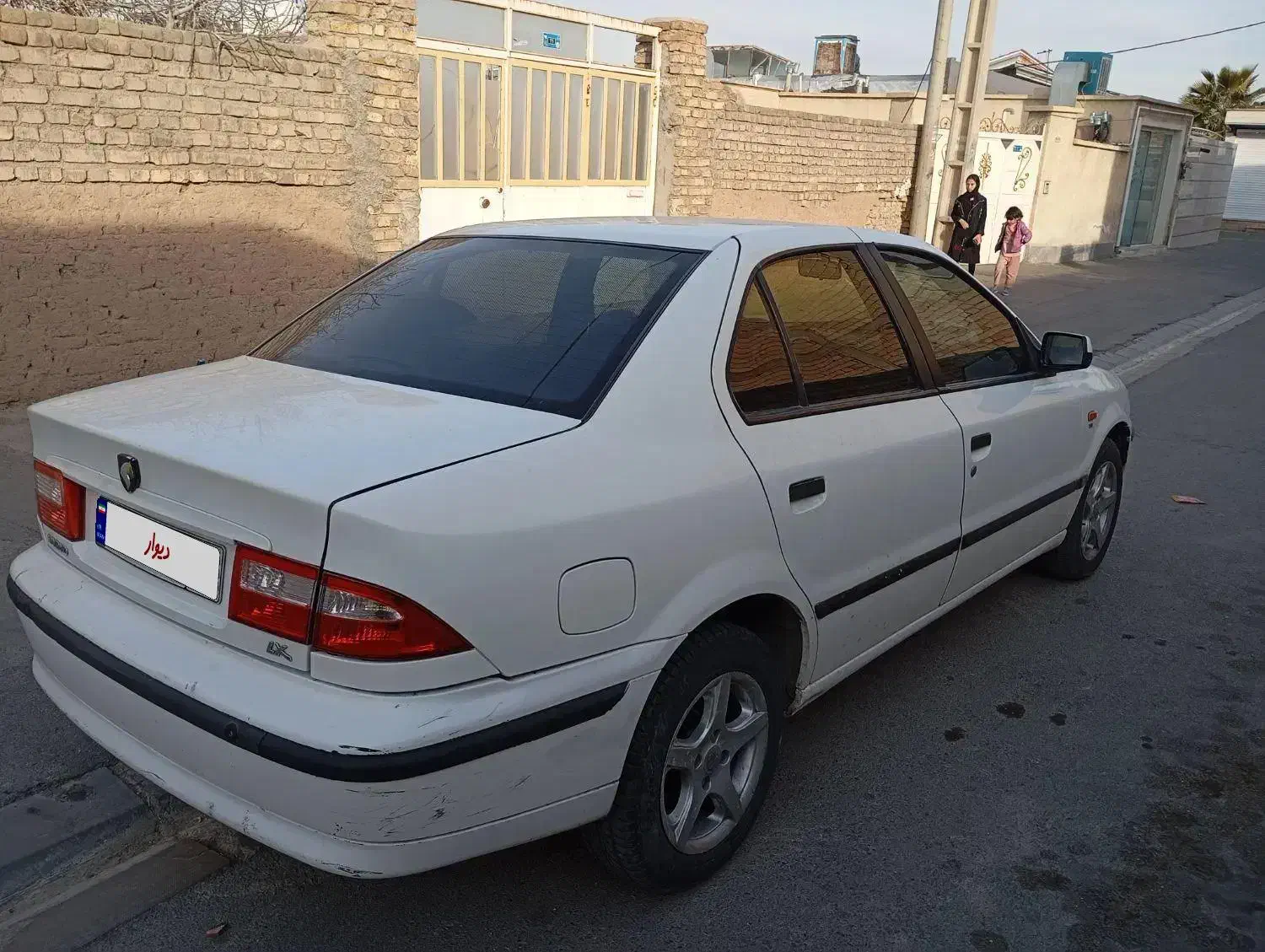 سمند سفید LX دوگانه سوز مدل 87|خودرو سواری و وانت|جوادآباد, |دیوار