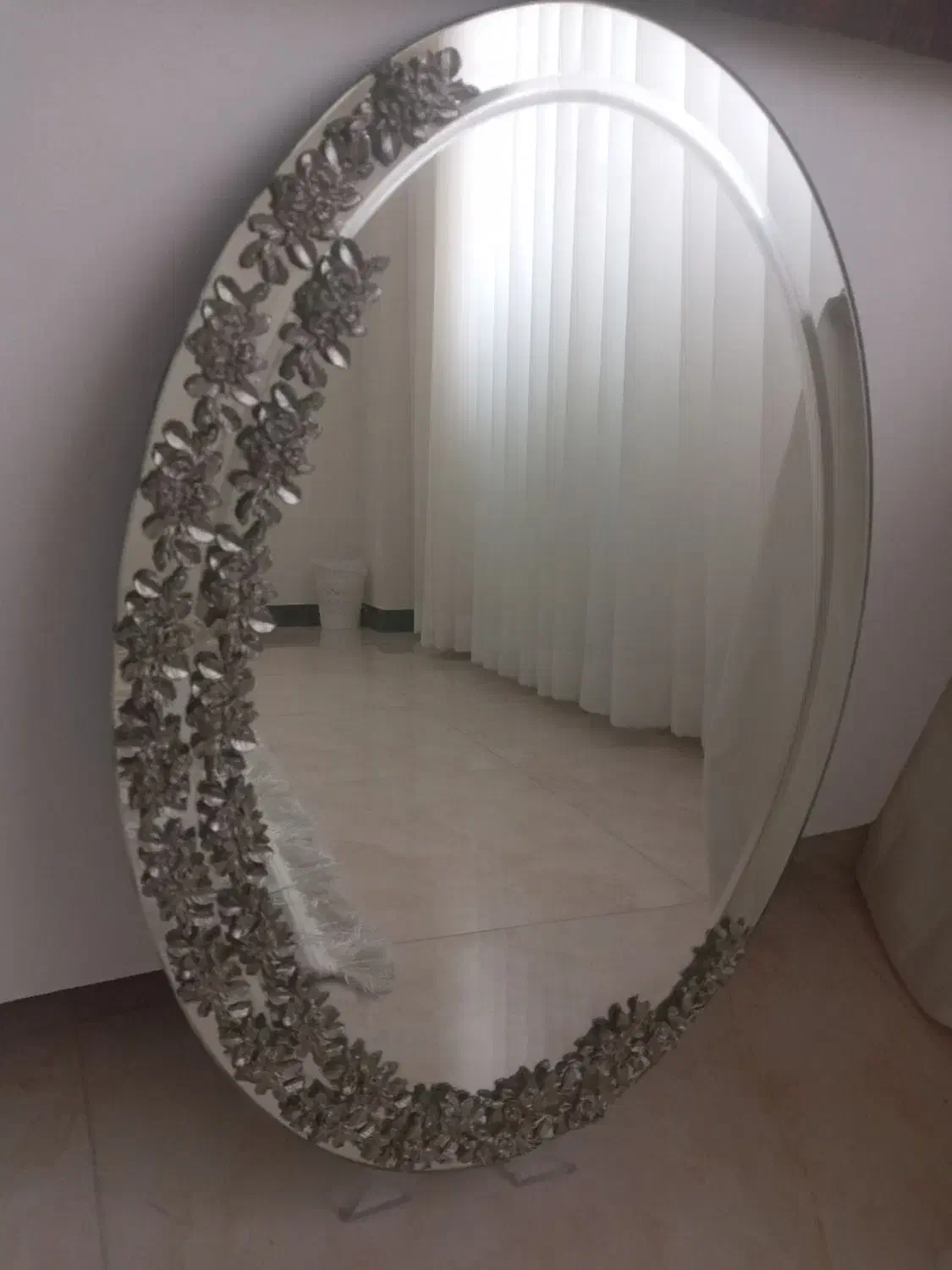 آینه طرح گل|صنایع دستی و سایر لوازم تزئینی|لاهیجان, امیرشهید|دیوار