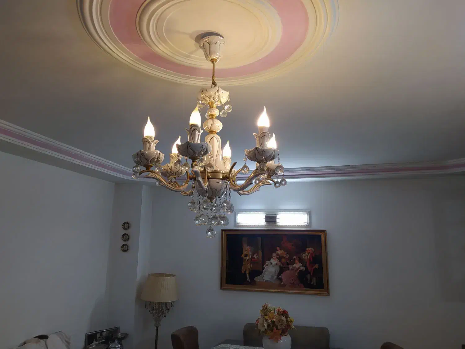 فروش لوستر سرامیکی|لوستر و چراغ آویز|تهران, فلاح|دیوار