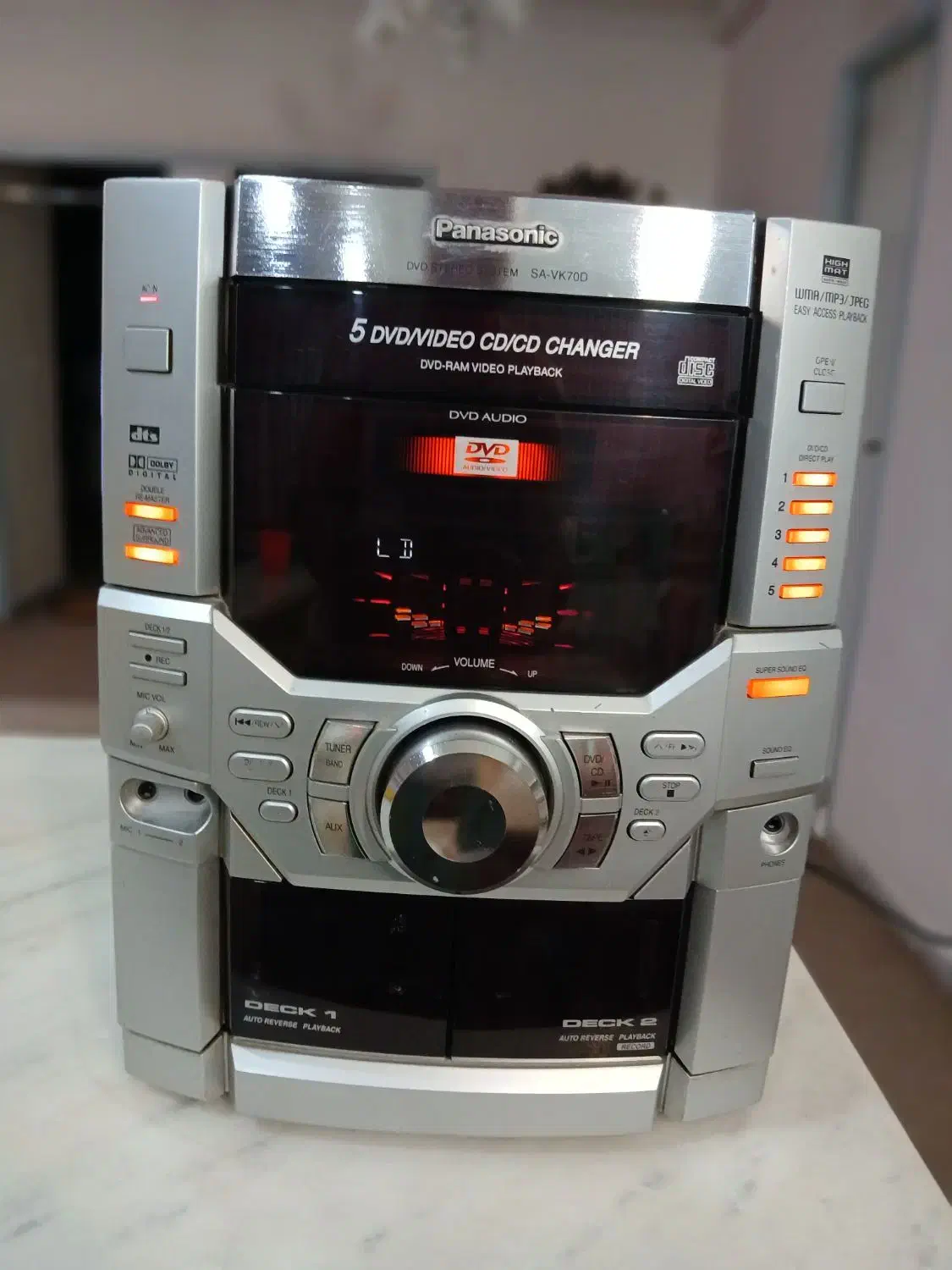 کلگی ضبط پاناسونیک2200واتی|سیستم صوتی خانگی|کرج, حصارک بالا|دیوار