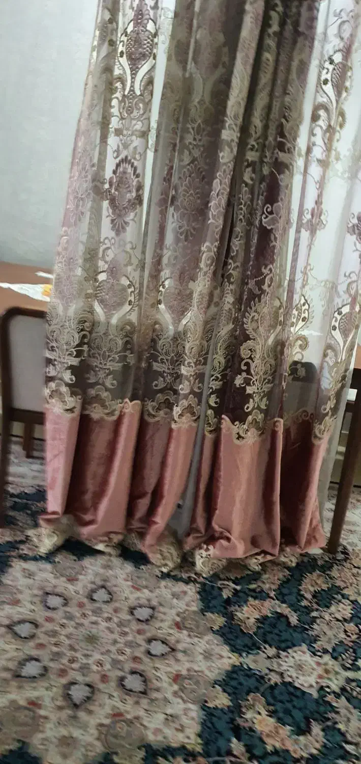 پرده مناسب اتاق پذیرایی|پرده، رانر، رومیزی|تهران, خانی آباد نو شمالی|دیوار