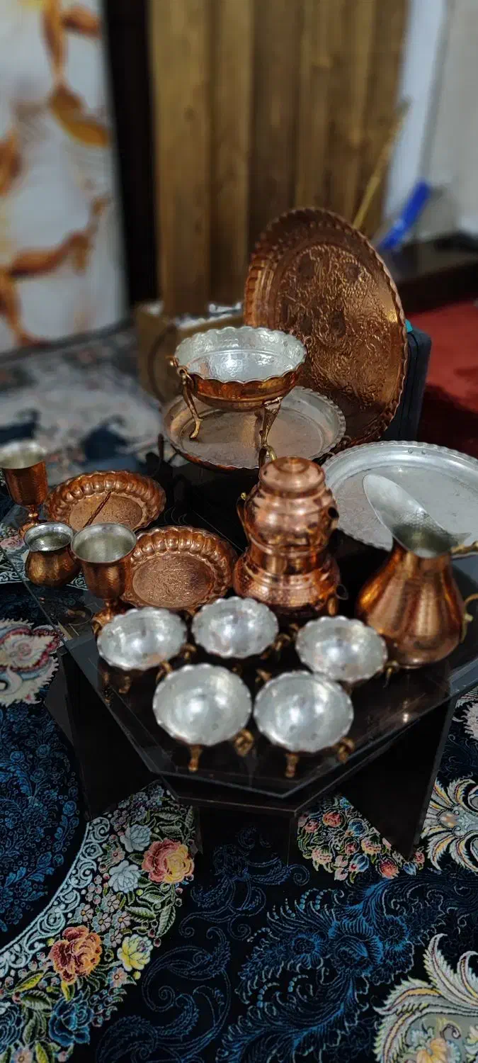 سرویس مسی|ظروف سرو و پذیرایی|قم, زنبیل آباد|دیوار