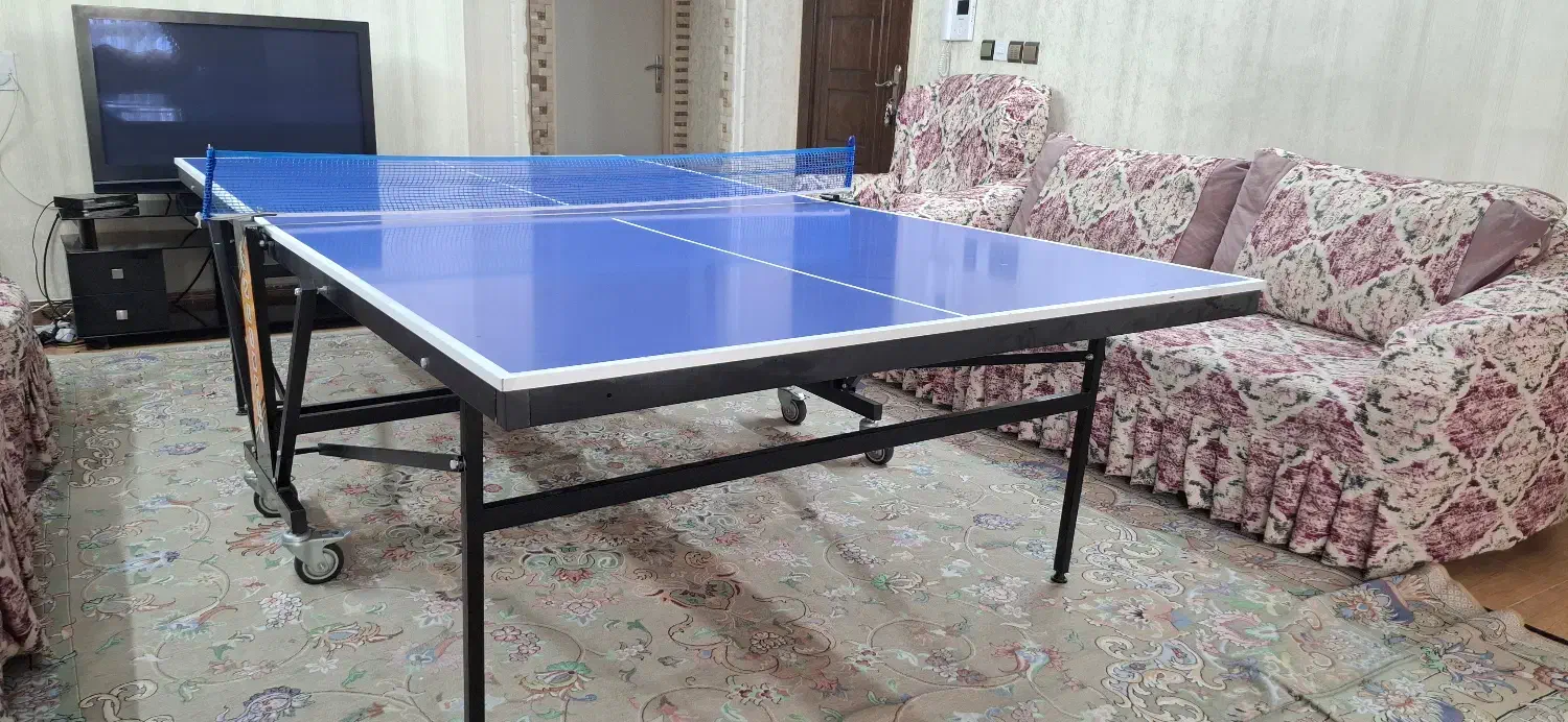 میز پینگ پنگ 4 چرخ MDF E2 المپیک|تجهیزات ورزشی|اسلام‌شهر, شهرک سعیدیه|دیوار