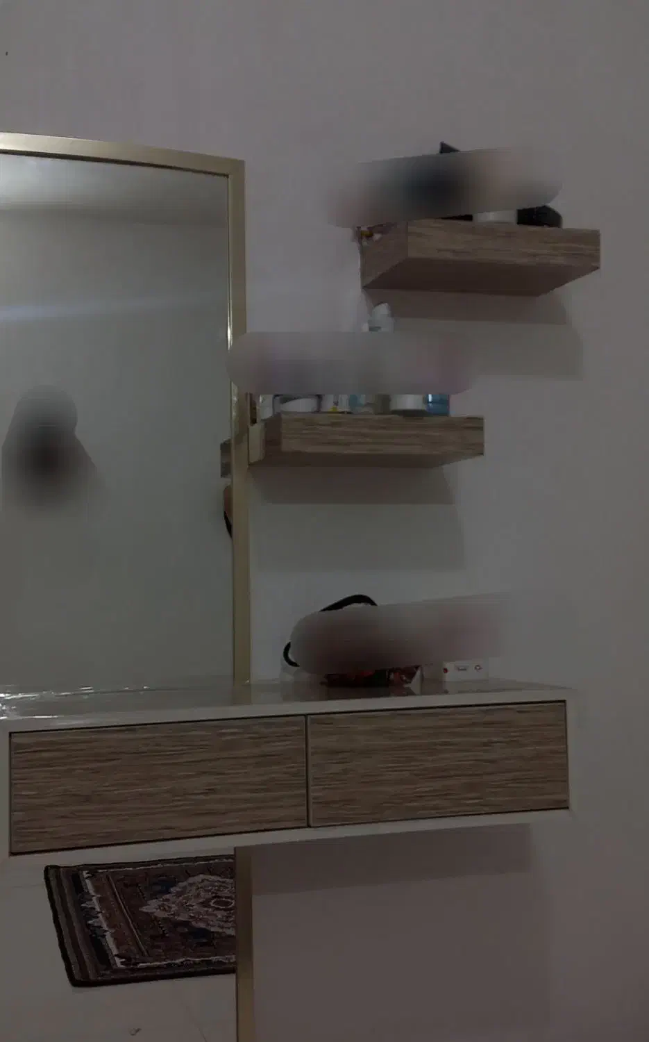 میز آرایش و آینه قدی|آینه|دورود, |دیوار