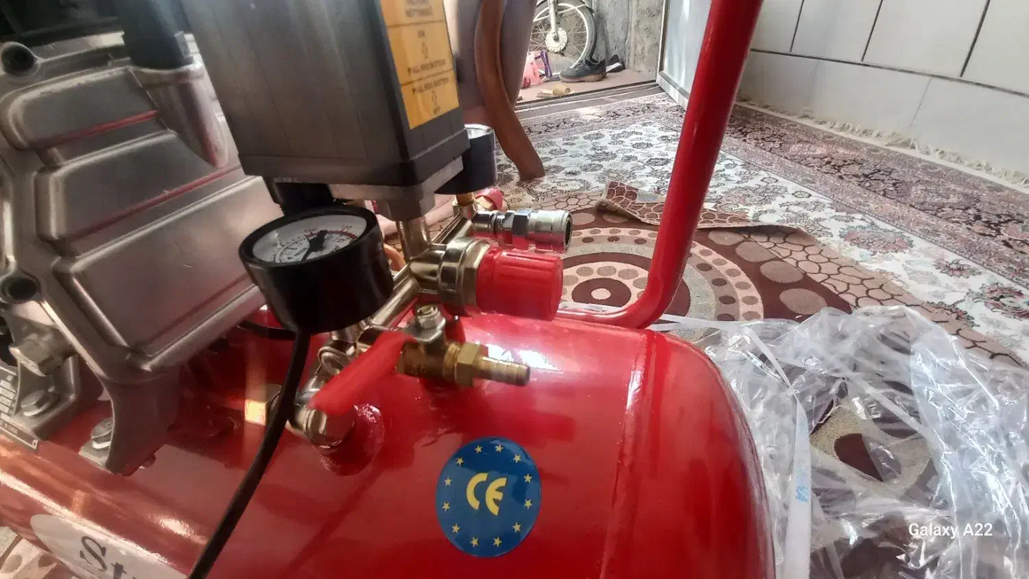 پمپ باد ۵۰ تایی|ماشین‌آلات صنعتی|نجف‌آباد, قلعه سفید|دیوار