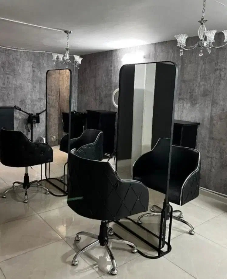 کد۹۹۸ آینه فلزی خودایستا سالن اآرایشگاهی|آینه|مشهد, سجاد شهر|دیوار