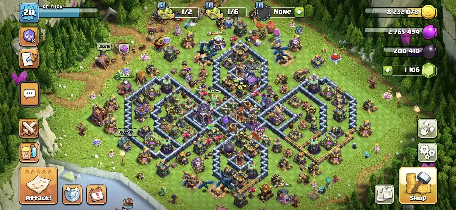 اکانت کلش اف کلنز و کلش رویال|کنسول، بازی ویدئویی و آنلاین|سهند, |دیوار