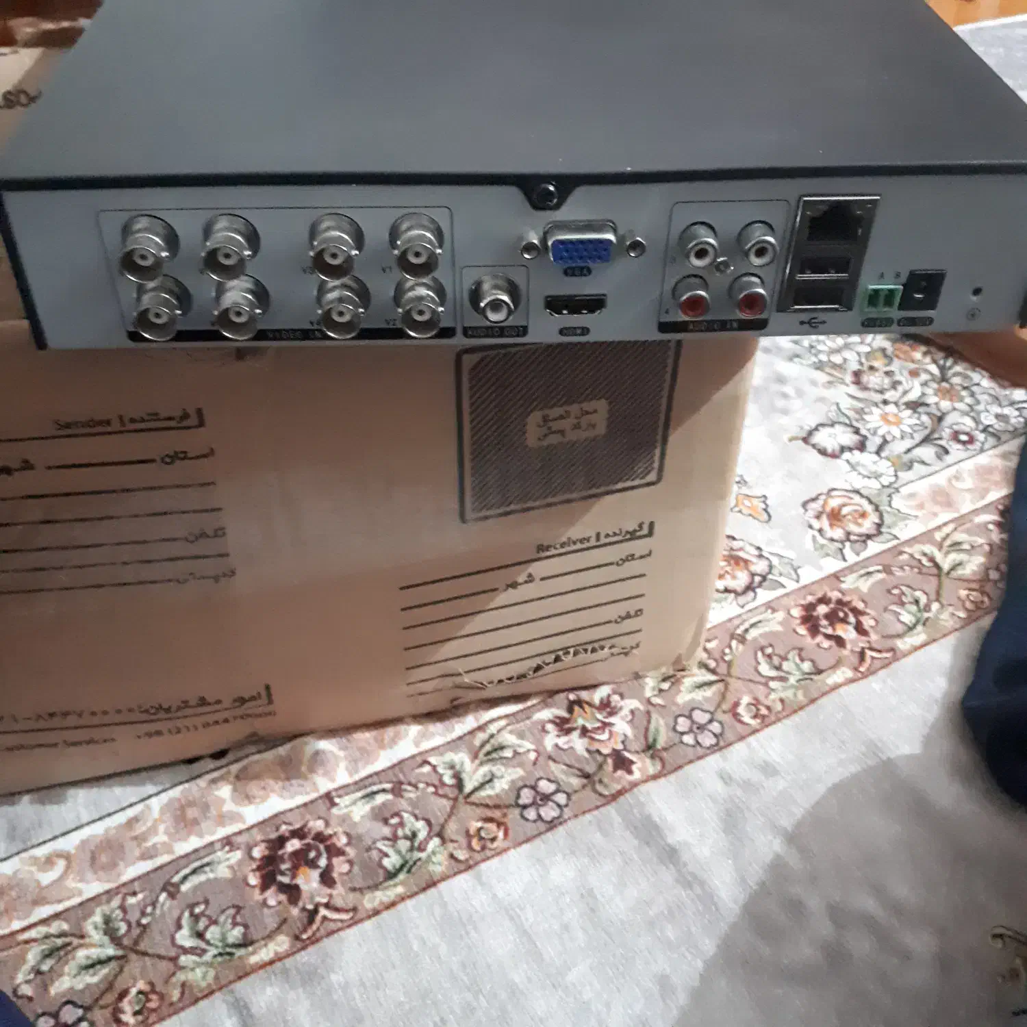 دستگاه dvr|دوربین مداربسته|رشت, چله خانه|دیوار