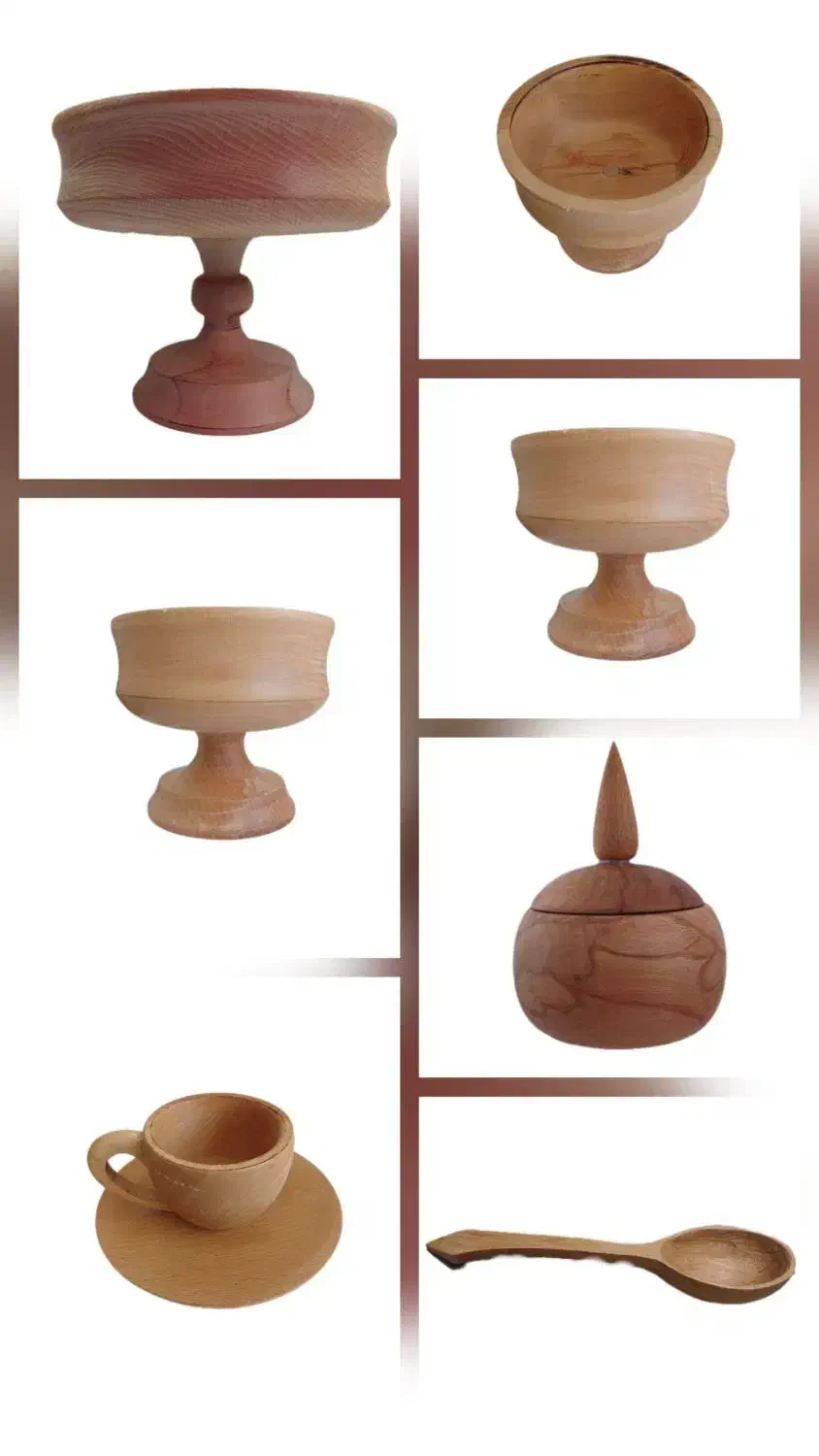 ظروف چوبی فراهانی ()|صنایع دستی و سایر لوازم تزئینی|خنجین, |دیوار