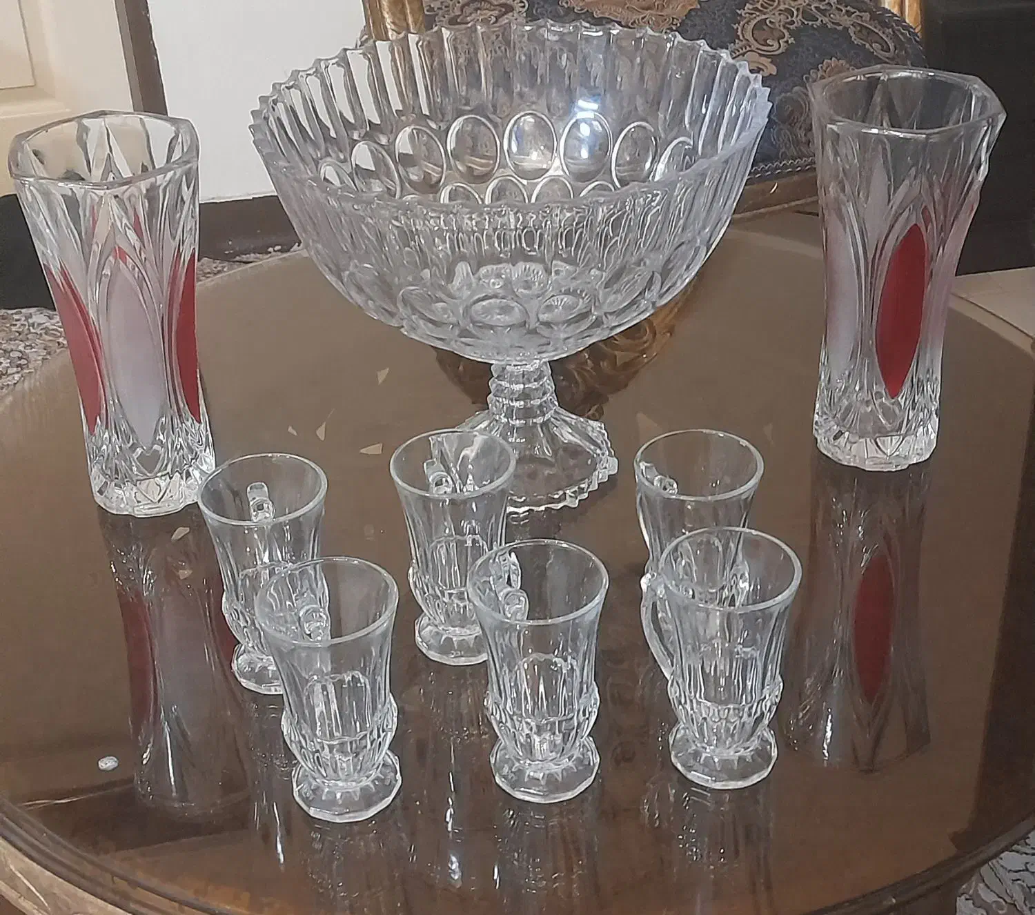 میوه خوری کریستال چایخوری ژاپن گلدان ژاپن|ظروف سرو و پذیرایی|فردیس, فردیس|دیوار