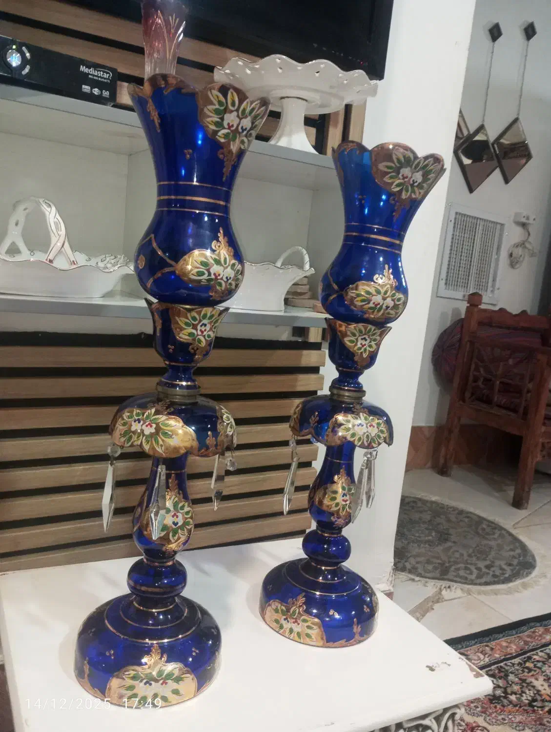 لاله کلکسونی طللاکوب|لوستر و چراغ آویز|مشهد, سجادیه|دیوار