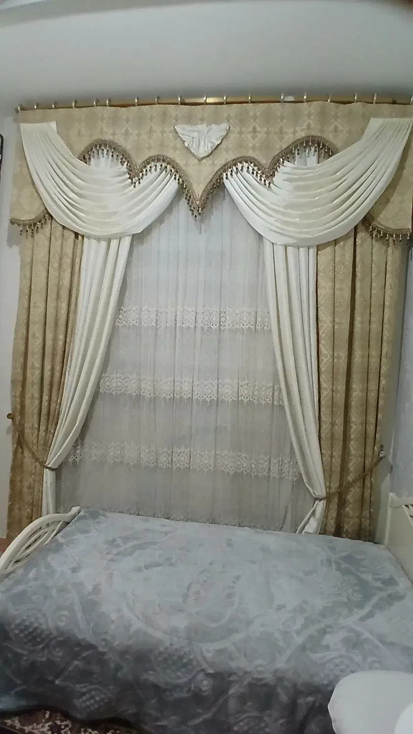 فقط والان وکناره ها بدون تور زیر|پرده، رانر، رومیزی|فشاپویه, |دیوار