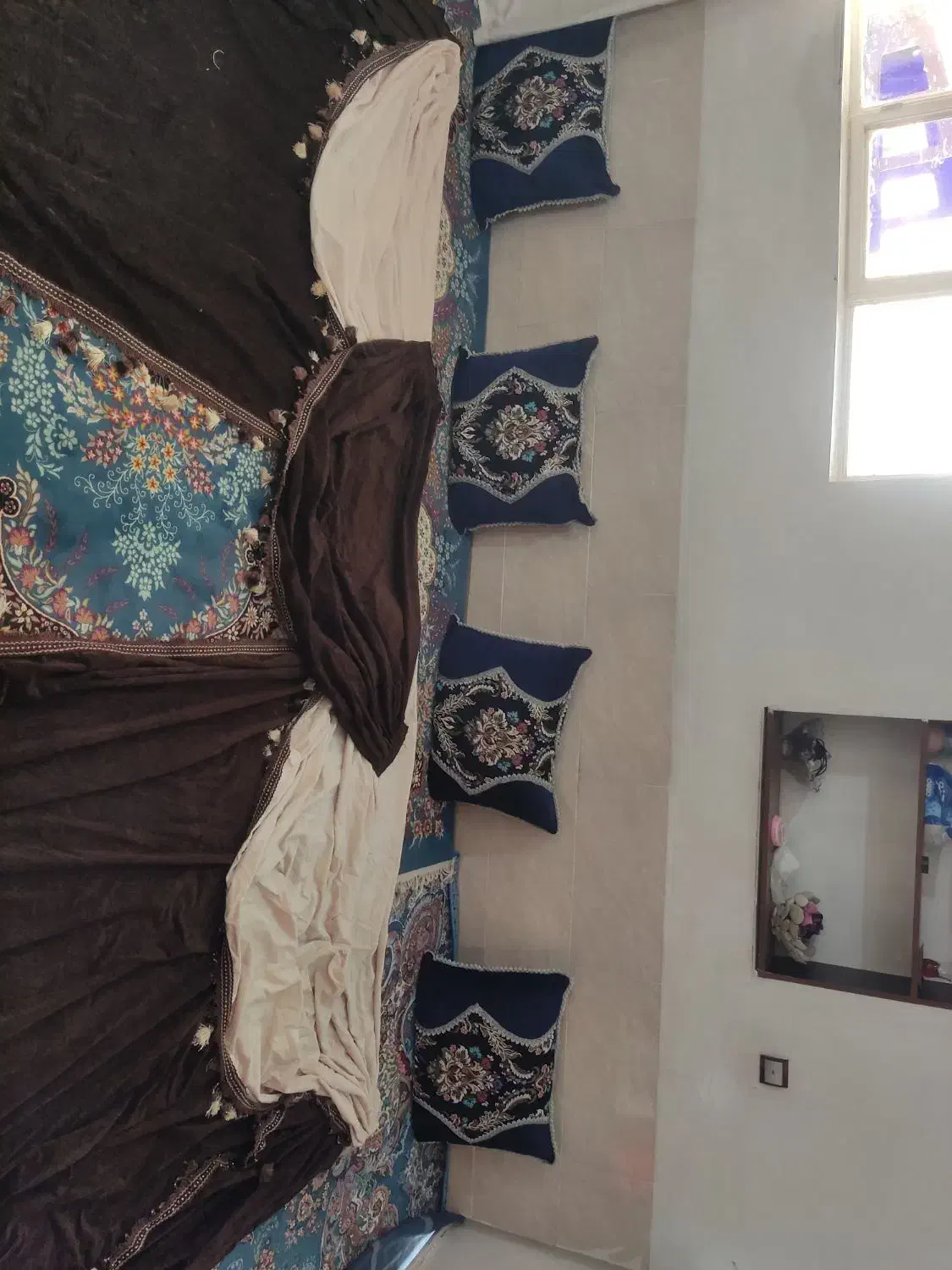 پرده مخمل چهار تافقط 3ملیون|پرده، رانر، رومیزی|شیراز, ریاستی|دیوار