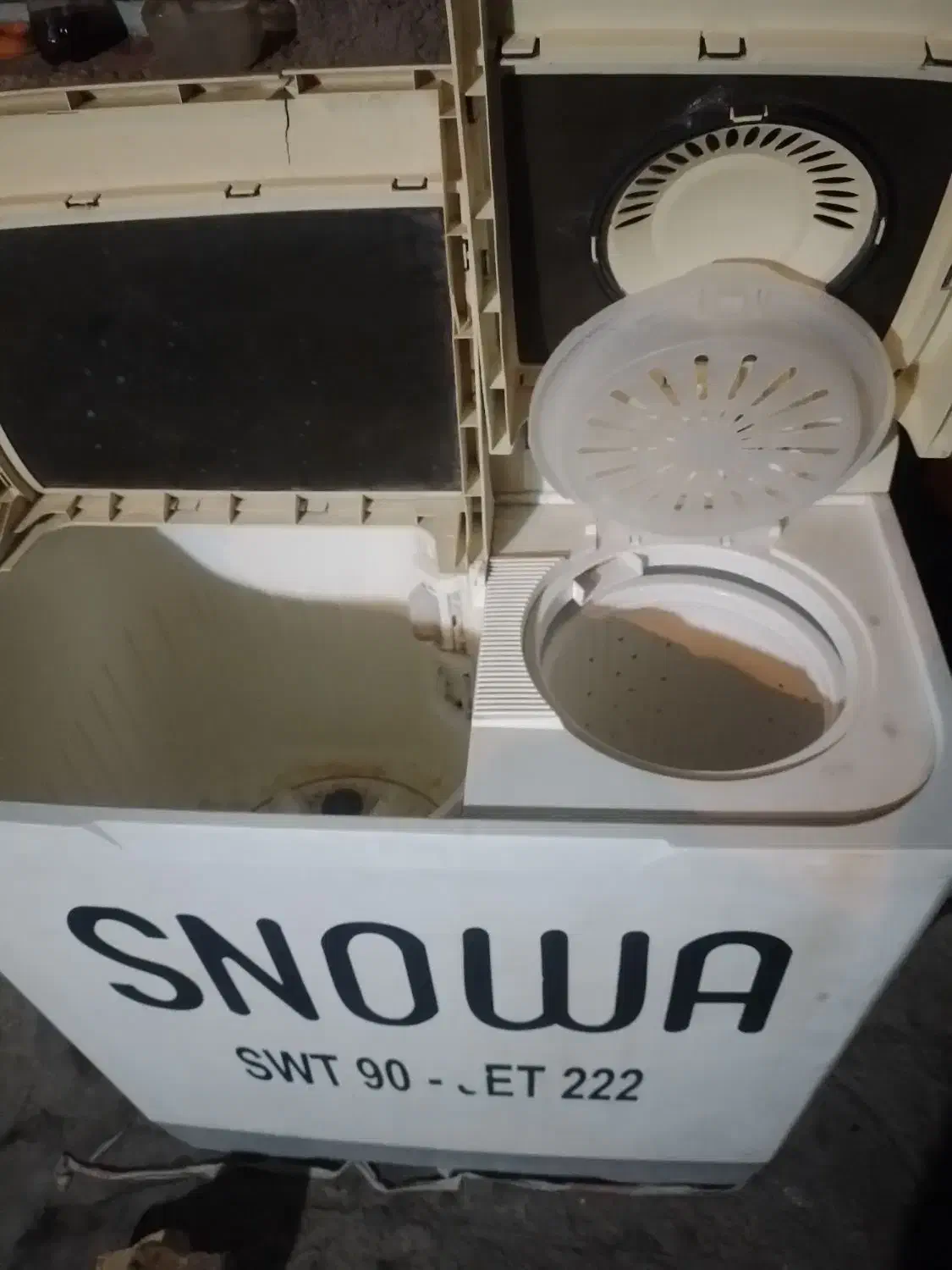 لباسشویی دوقلو اسنوا،۸گیلویی سالم|ماشین لباسشویی و خشککن لباس|گرمسار, |دیوار