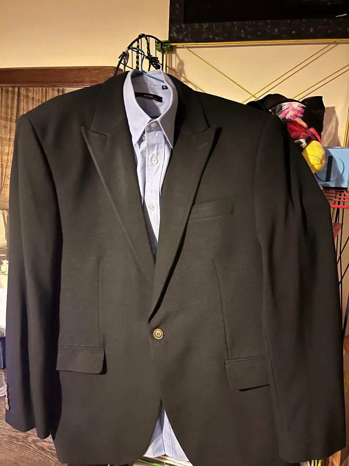 کت تک اسپورت Slim Fit رنگ ذغالی سایز ۵۸ با پیراهن|لباس|تهران, اکباتان|دیوار