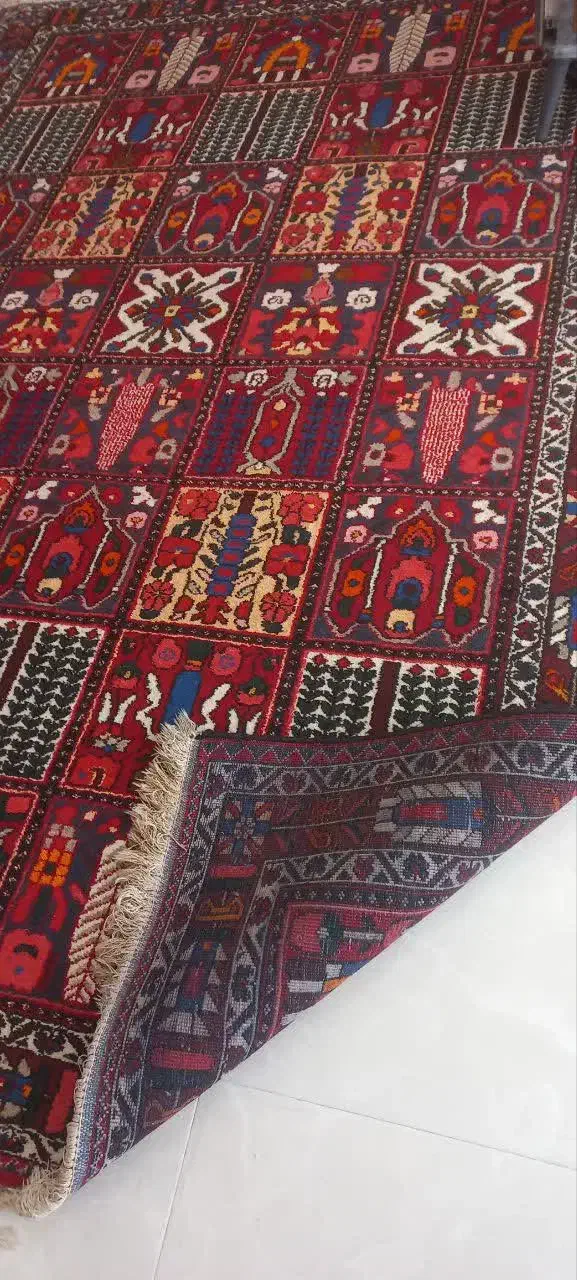 فرش دست باف بختیاری ۶ متری|فرش|اصفهان, بهارستان|دیوار