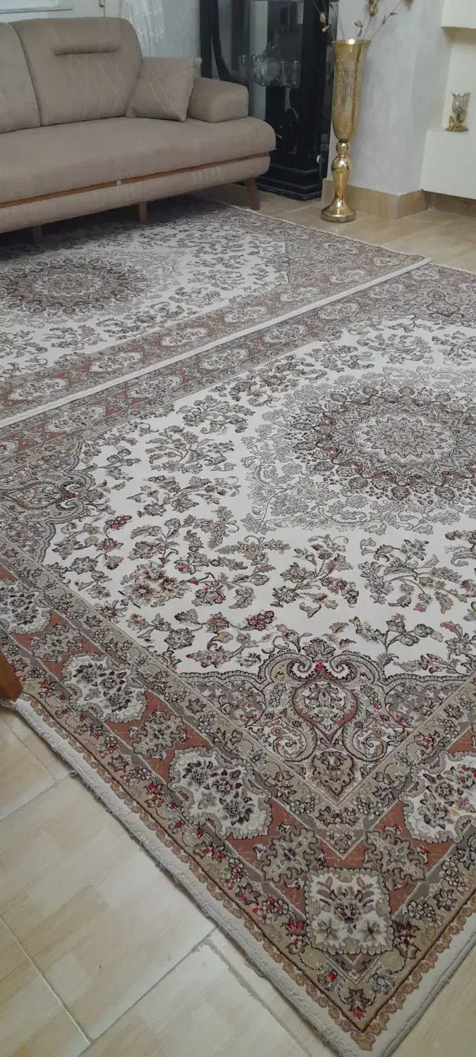 یک جفت فرش ۶متری سالم وتمیز|فرش|مراغه, |دیوار