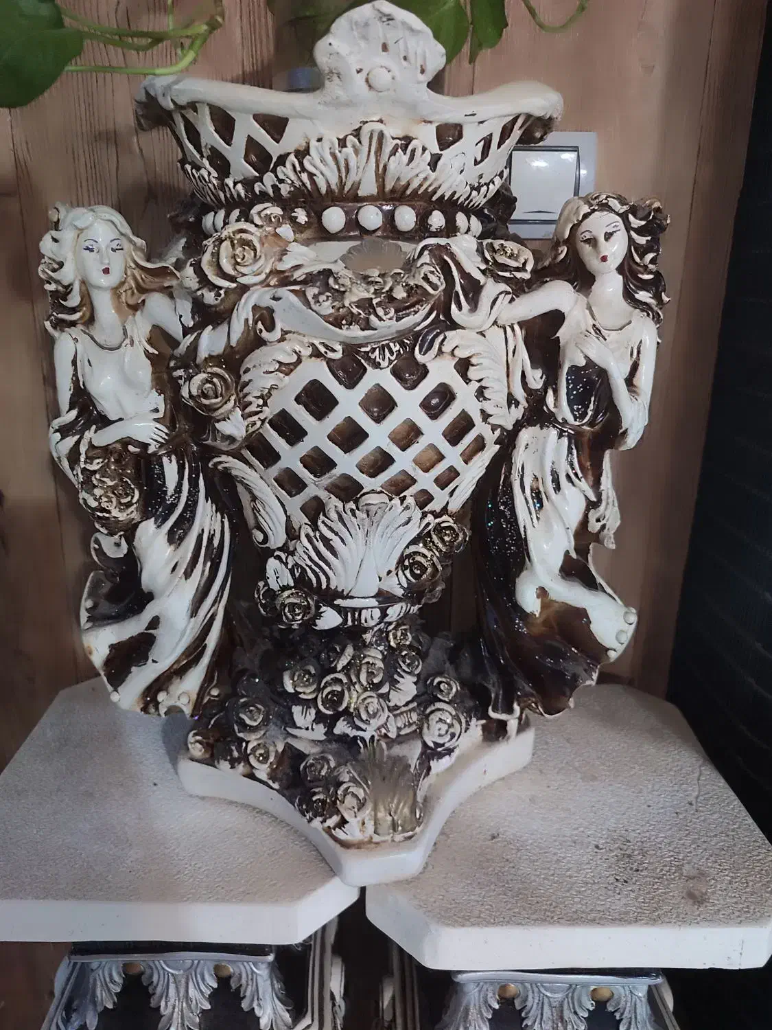 پایه گلدان دکوری|صنایع دستی و سایر لوازم تزئینی|شیراز, شهرک فرزانگان|دیوار