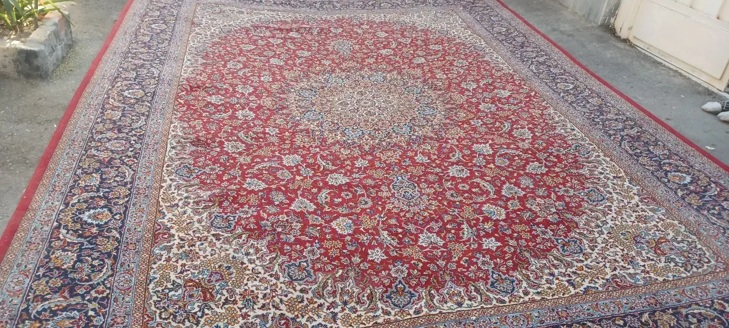 دو تخته قالی ماشینی|فرش|اصفهان, باغ فردوس|دیوار