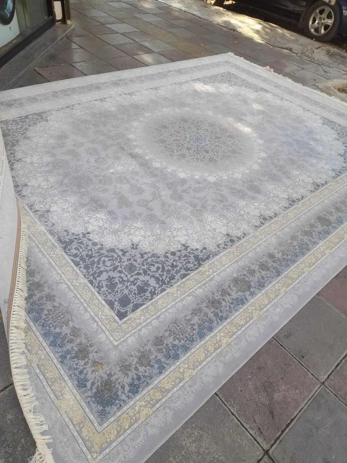 فرش 12متری ۱۲۰۰شانه ۳۶۰۰تراکم نقشه جدید|فرش|مشکین‌دشت, |دیوار