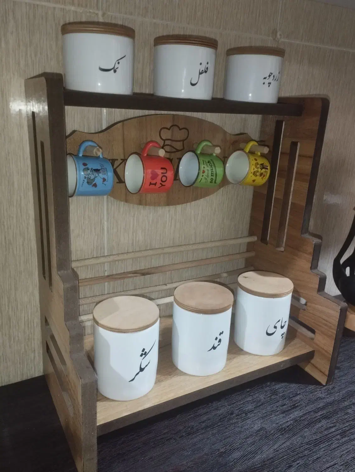 استند شیک و کمجا برای آشپزخانه|آب‌چکان و نظم‌دهنده ظروف|دزفول, |دیوار