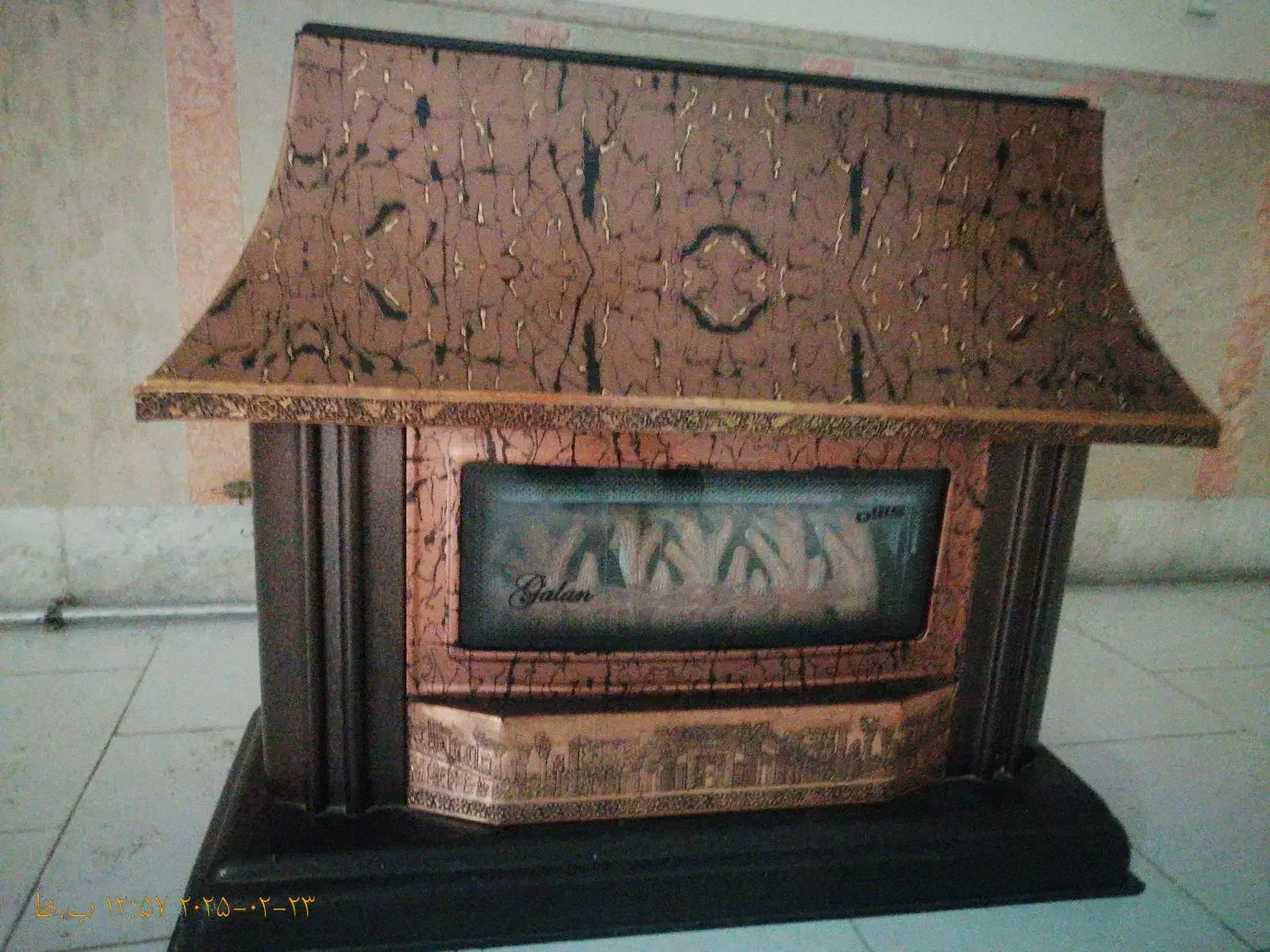 بخاری شومینه ای بزرگ|بخاری، هیتر، شومینه|تبریز, |دیوار