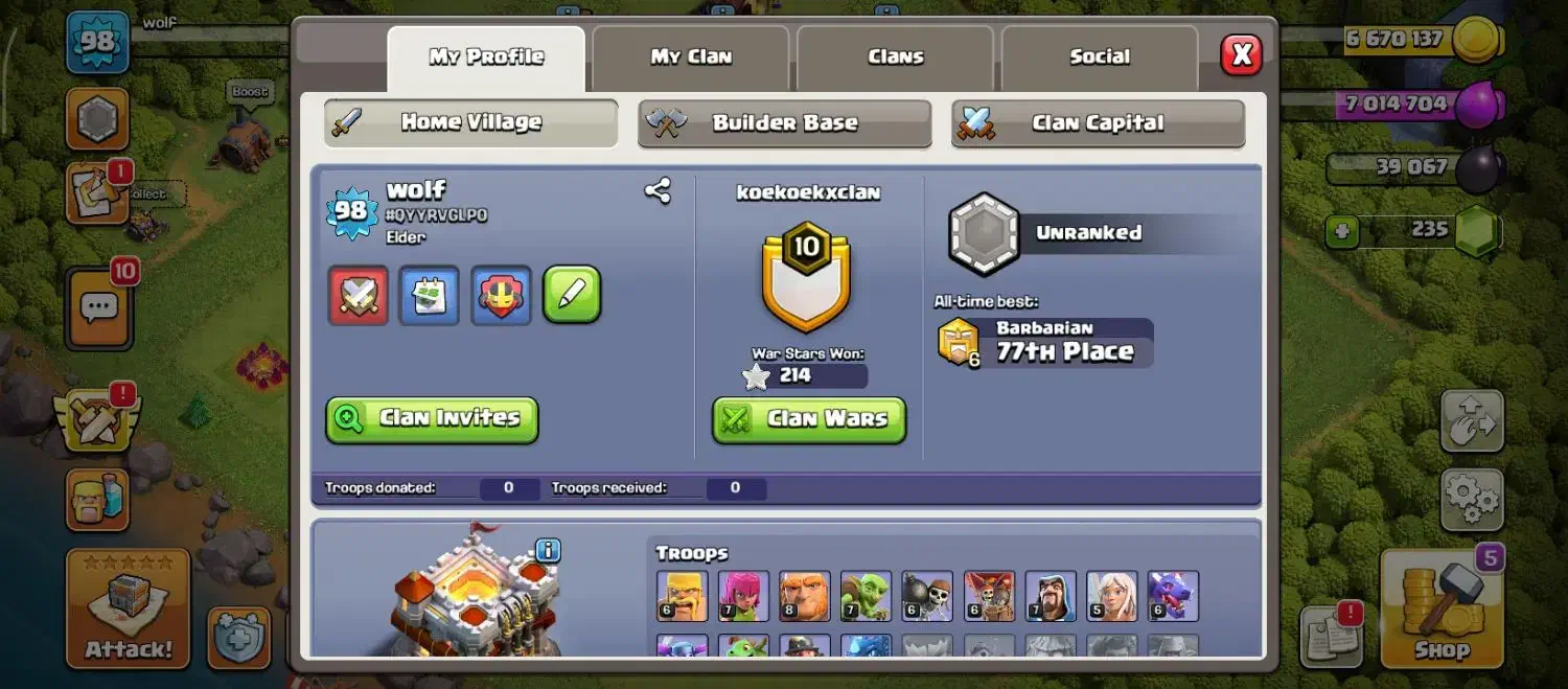 اکانت کلش|کنسول، بازی ویدئویی و آنلاین|بروجرد, |دیوار