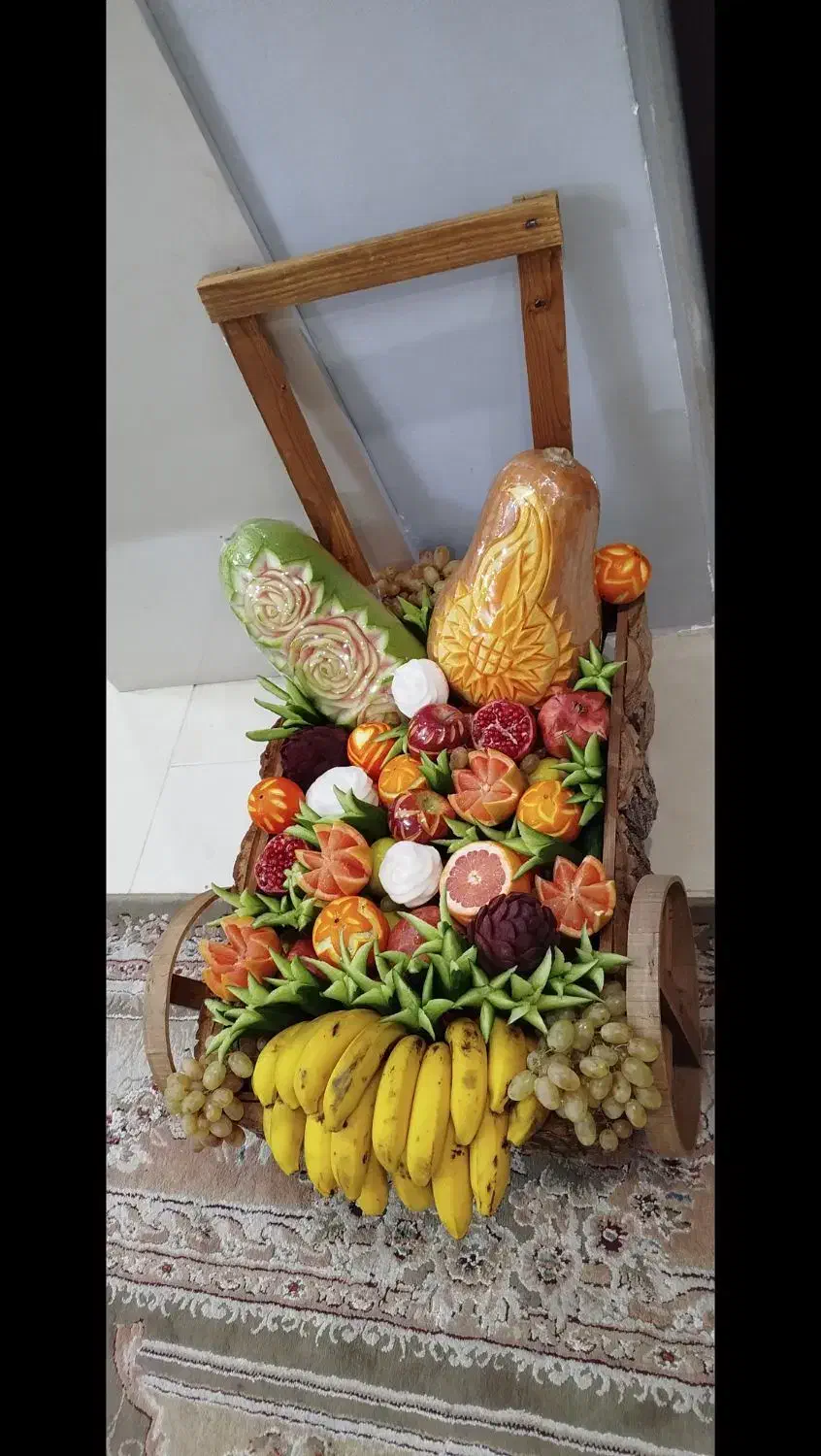 میوهآرایی شب یلدا، تزیین میوه چله|خدمات پذیرایی، مراسم|مشهد, کوی ولیعصر|دیوار