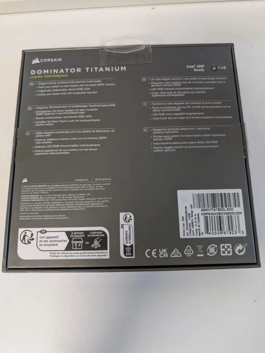 RAM 64 GB DDR5 6600 DOMINATOR|قطعات و لوازم جانبی رایانه|تهران, گلستان (شهرک راه آهن)|دیوار