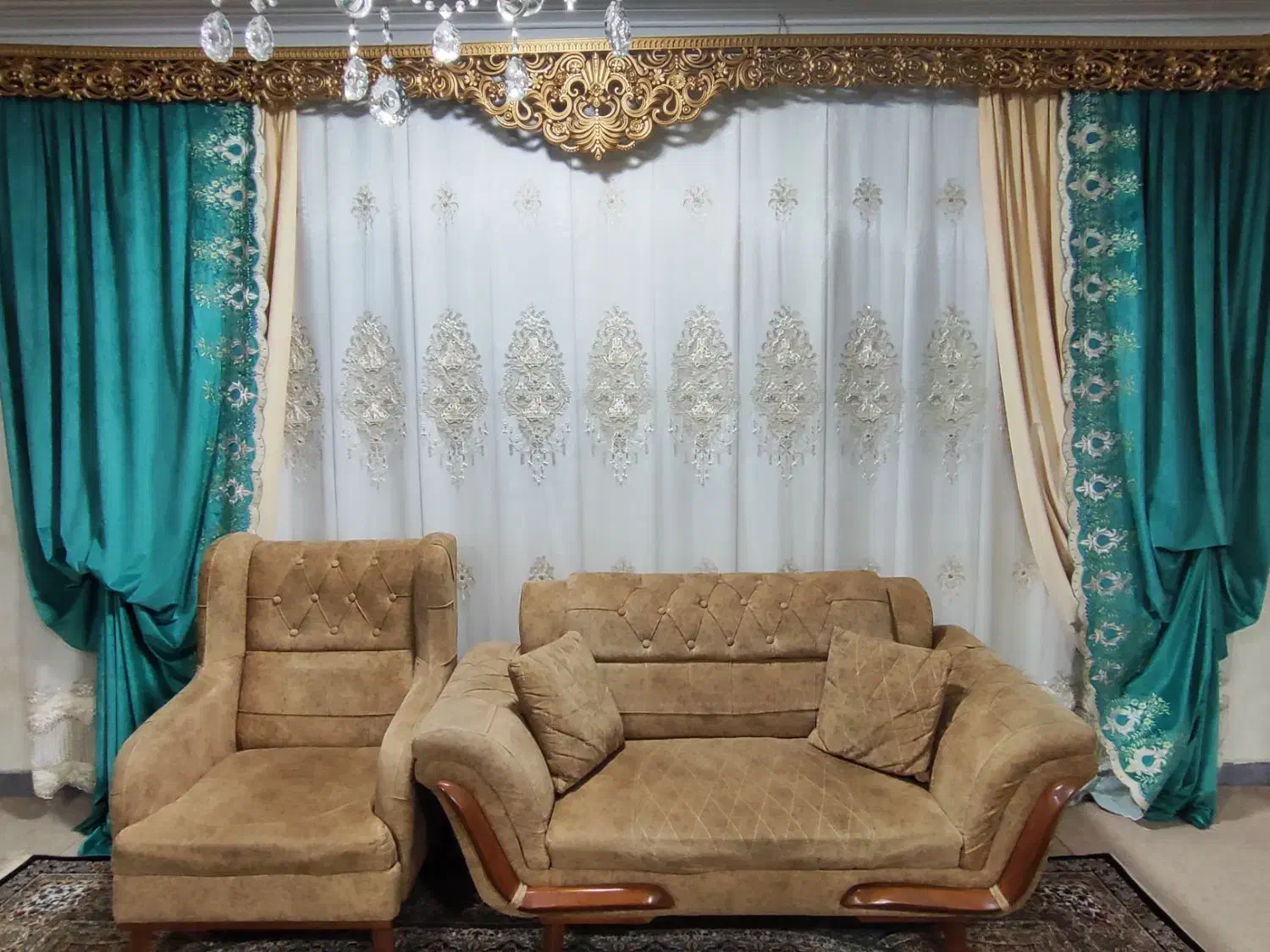 پرده|پرده، رانر، رومیزی|رضوانشهر, |دیوار