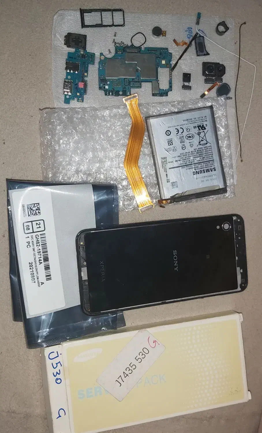 تعدادی قطعات موبایل|لوازم جانبی موبایل و تبلت|محمدشهر, ولدآباد|دیوار