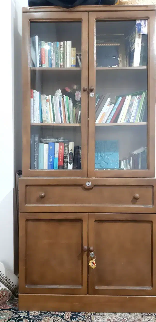 کمد کتابخانه|کتابخانه، شلف، قفسه‌های دیواری|قم, بنیاد|دیوار