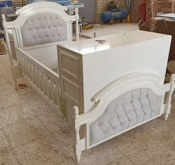 تخت دومنظوره کودک و نوجوان ابعاد ۱۸۰×۸۰|تخت و سرویس خواب|پرند, فاز ۴|دیوار