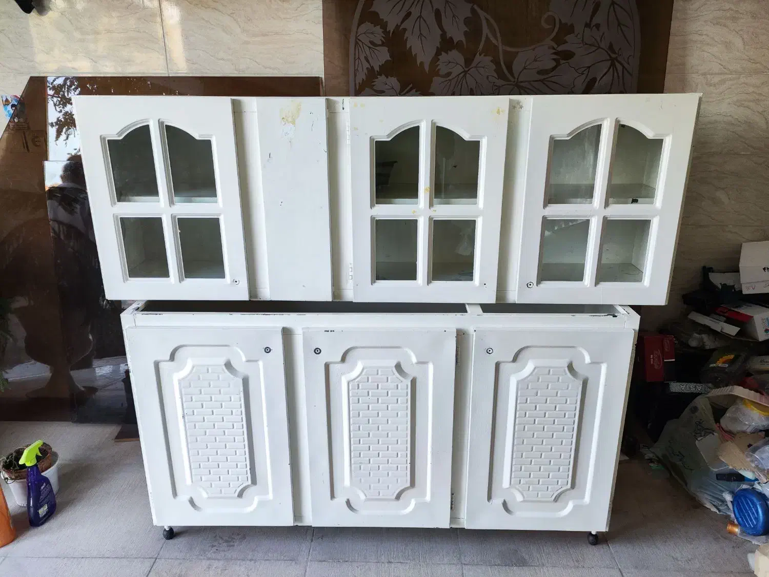 کابینت آشپزخانه سالم مناسب باغ و ویلا و...|مصالح و تجهیزات ساختمان|لنجان, |دیوار