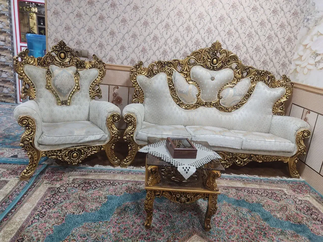 مبل سلطنتی شیک|مبلمان خانگی و میز عسلی|زاهدان, |دیوار