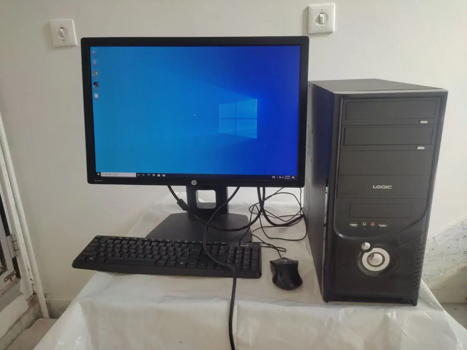 کیس گیمینگ CORE i3 نسل چهارم رم 8 مانیتور 24 اینچ|رایانه رومیزی|زنجان, |دیوار