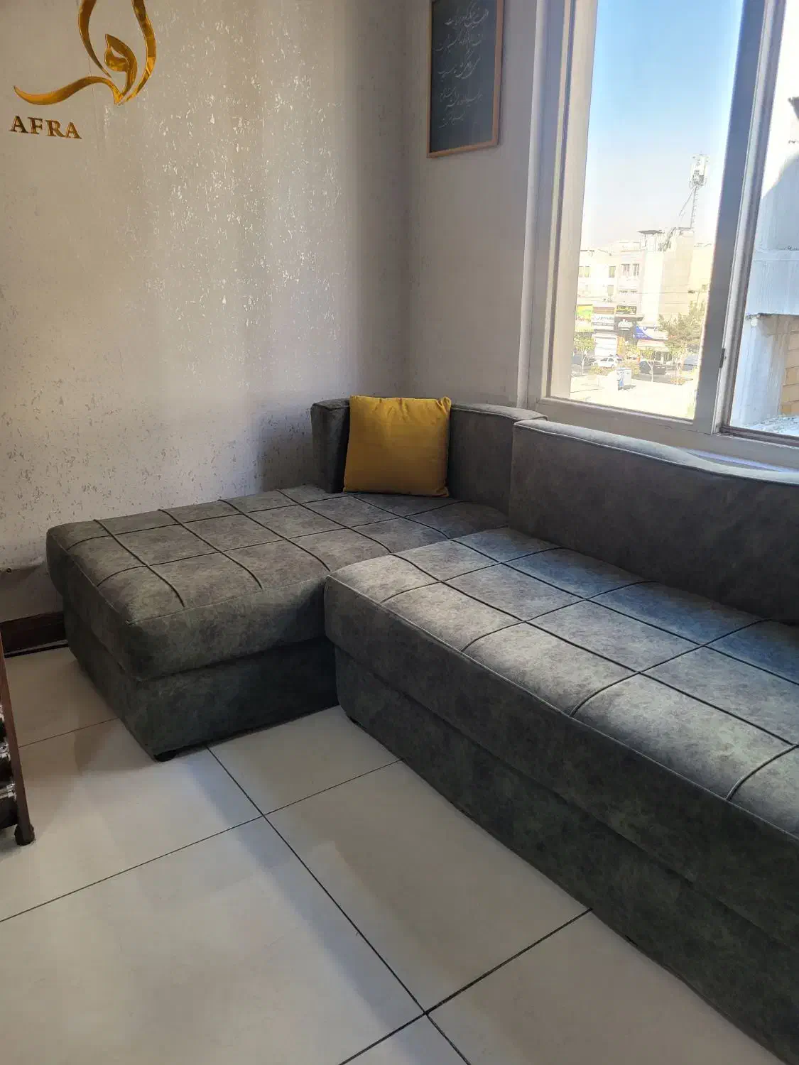 مبل نیم ست ال|مبلمان خانگی و میز عسلی|اندیشه, اندیشه فاز ۱|دیوار