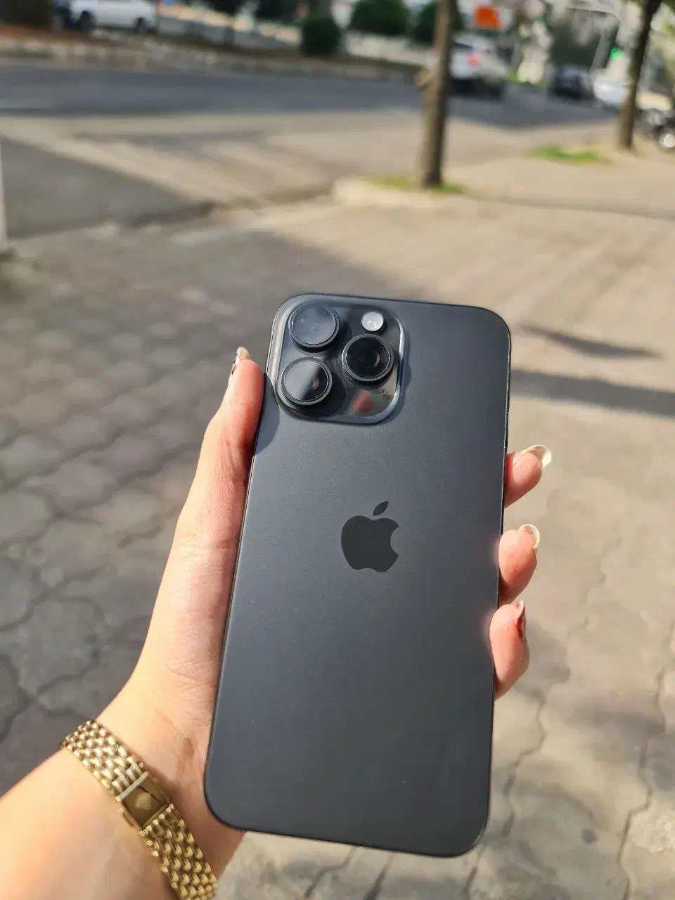 آیفون ۱۵ پرومکس / مشکی / ۲۵۶ گیگ / باتری ۹۵٪|موبایل|رشت, گلسار|دیوار